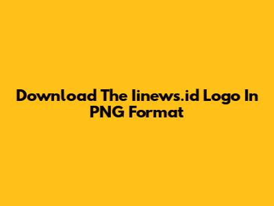 Download The Iinews.id Logo In PNG Format