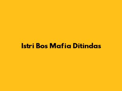 Istri Bos Mafia Ditindas