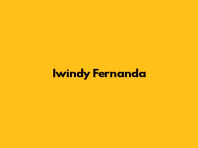 Iwindy Fernanda