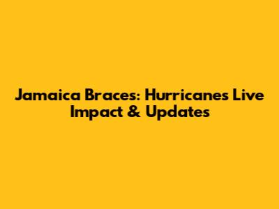 Jamaica Braces: Hurricane's Live Impact & Updates