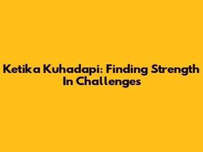 Ketika Kuhadapi: Finding Strength In Challenges